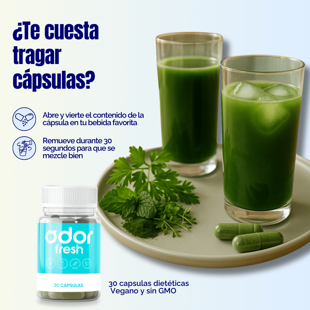 Suplemento para el mal olor urinario por incontinencia