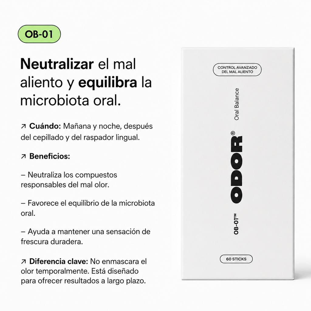 Sistema bifocal para acabar con el  mal aliento persistente