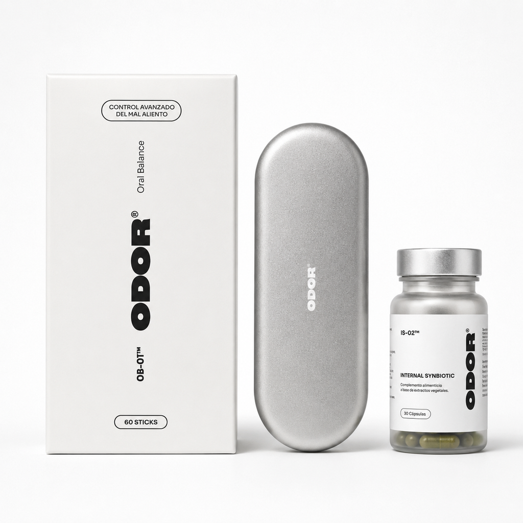Sistema de control bifocal avanzado para el mal aliento.