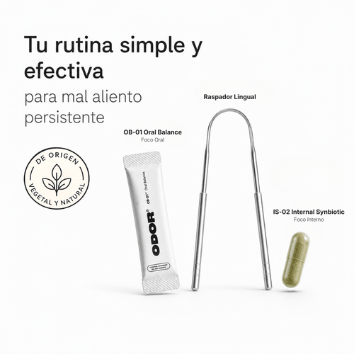 Sistema de control bifocal avanzado para el mal aliento.