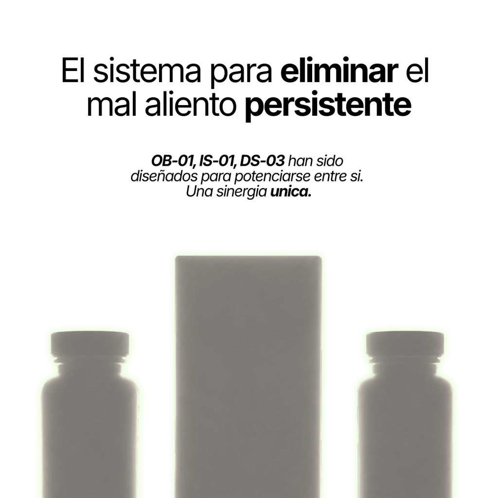 Sistema completo para mal aliento persistente