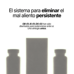 Sistema completo para mal aliento persistente